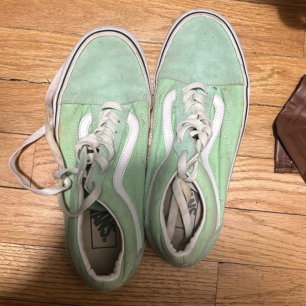Mint green Vans